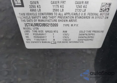 2011 GMC Terrain Sle-1 from USA, damaged, VIN 2CTALMEC8B6215999